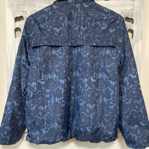 NWOT Athleta Sightseer Lace Jacket Ethereal Bloom Cottage Blue - Picture 4 of 11